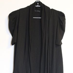 Black Dress Cardigan